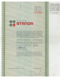 STANDA - 10 AZIONI MILANO 1987