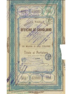 OFFICINE DI SAVIGLIANO - 1 AZIONE 1911