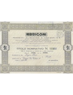 ARRIGONI - 10000 AZIONI TRIESTE 1955