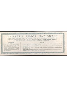 1935 GRANDE LOTTERIA IPPICA NAZIONALE MERANO LIRE 12... 2