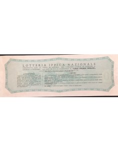 1936 GRANDE LOTTERIA IPPICA NAZIONALE MERANO LIRE 12... 2