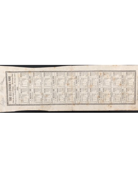 1886 PRESTITO A PREMI DELLA CROCE ROSSA ITALIANA SORTEGGIO CEDOLA PREMIO  SERIE 06424 N: 21