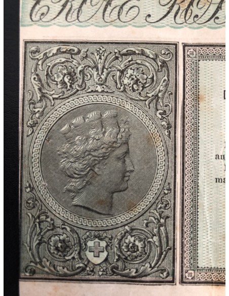 1886 PRESTITO A PREMI DELLA CROCE ROSSA ITALIANA SORTEGGIO CEDOLA PREMIO  SERIE 06424 N: 21