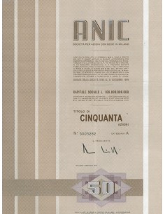 ANIC - 50 AZIONI MILANO 1967