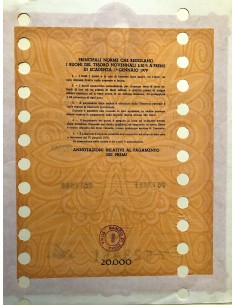 1970 - BUONI DEL TESORO NOVENNALI 5% - 20.000 LIRE - ROMA... 2