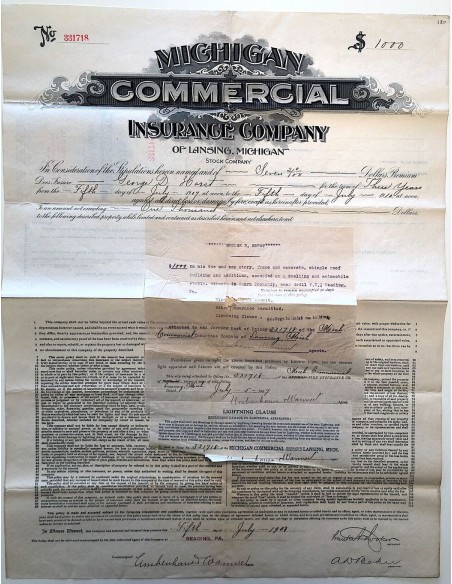1907 - MICHIGAN COMMERCIAL INSURANCE COMPANY