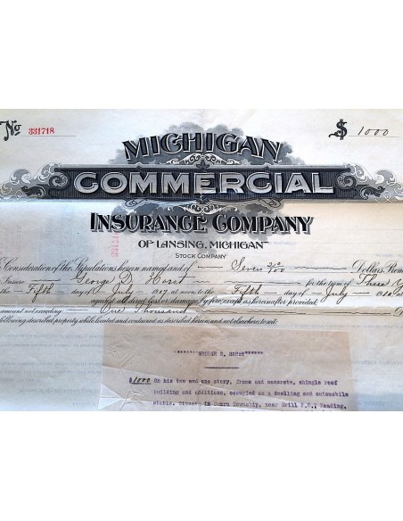 1907 - MICHIGAN COMMERCIAL INSURANCE COMPANY