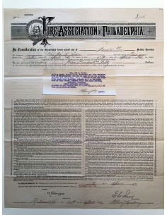 1910 - FIRE ASSOCIATION OF PHILADELPHIA