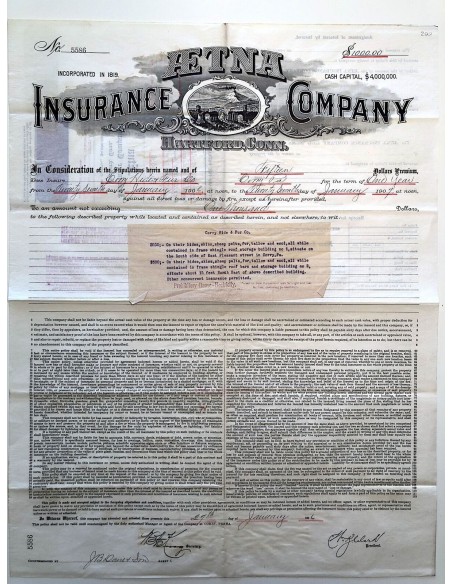 1906 - AETNA INSURANCE COMPANY