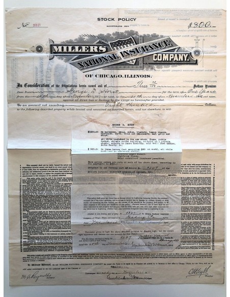 1911 - MILLERS NATIONAL INSURANCE COMPANY