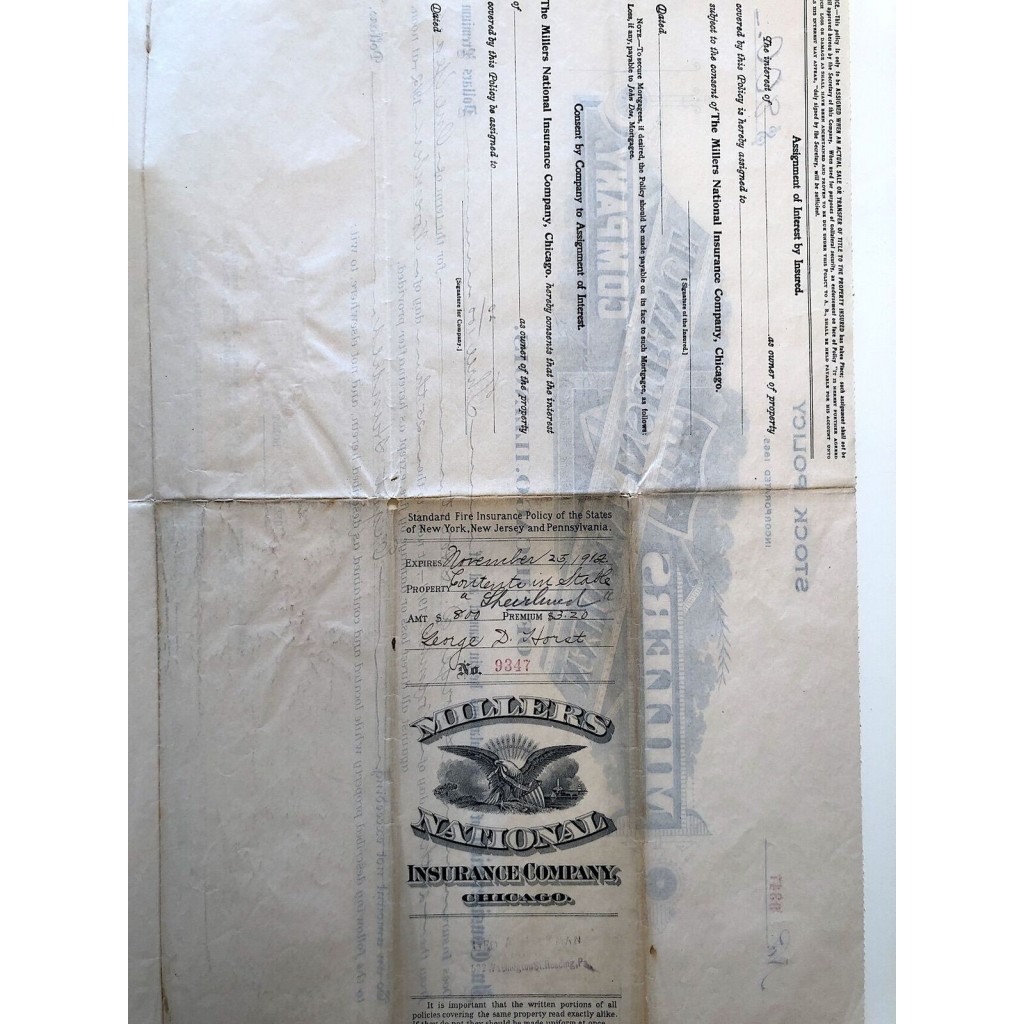 1911 - MILLERS NATIONAL INSURANCE COMPANY