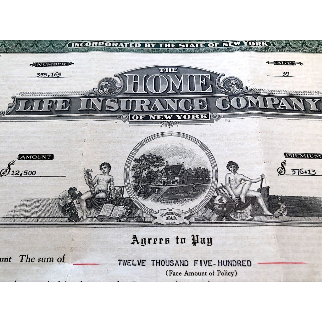 1928 - THE HOME LIFE INSURANCE COMPANY