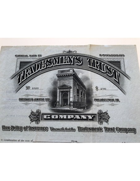 1910 - TRADESMEN'S TRUST COMPANY