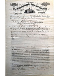 1857 - THE METROPOLITAN FIRE INSURANCE COMPANY