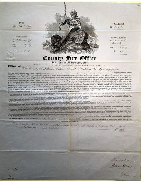 1864 - COUNTY FIRE OFFICE