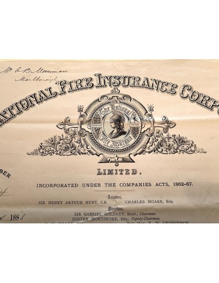 1888 - THE NATIONAL FIRE INSURANCE CORPORATION