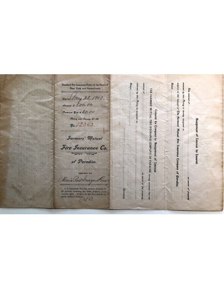 1906 - FARMERS' MUTUAL FIRE INSURANCE COMPANY