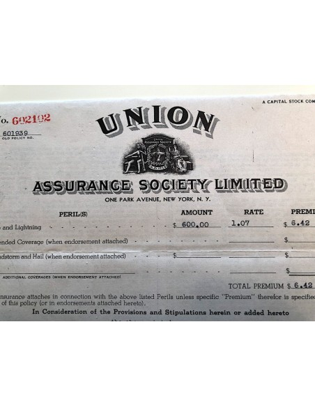 1944 - UNION - ASSURANCE SOCIETY LIMITED