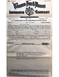 1927 - VIRGINIA FIRE E MARINE INSURANCE COMPANY