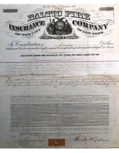 1869 - BALTIC FIRE INSURANCE COMPANY OF THE CITY OF NEW YORK