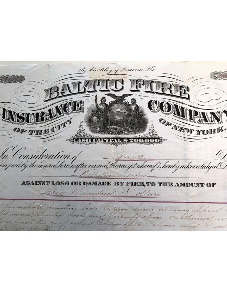 1869 - BALTIC FIRE INSURANCE COMPANY OF THE CITY OF NEW YORK
