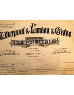1907 - THE LIVERPOOL AND LONDON AND GLOBE INSURANCE COMPANY 2