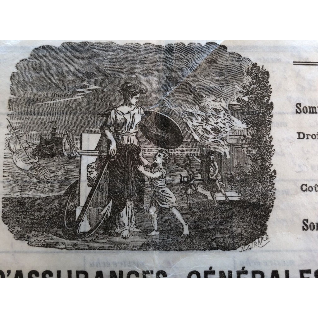 1908 - COMPAGNIE D'ASSURANCES GÉNÉRALES SUR LA VIE