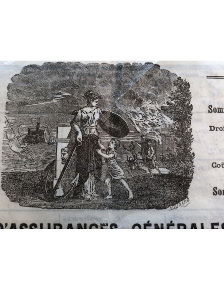 1908 - COMPAGNIE D'ASSURANCES GÉNÉRALES SUR LA VIE