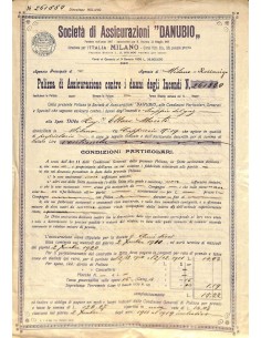 1910 - DANUBIO - SOC. DI ASSICURAZIONI