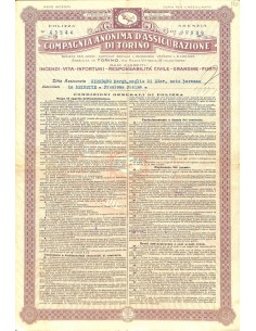 1931 - COMPAGNIA ANONIMA D'ASSICURAZIONE DI TORINO -...