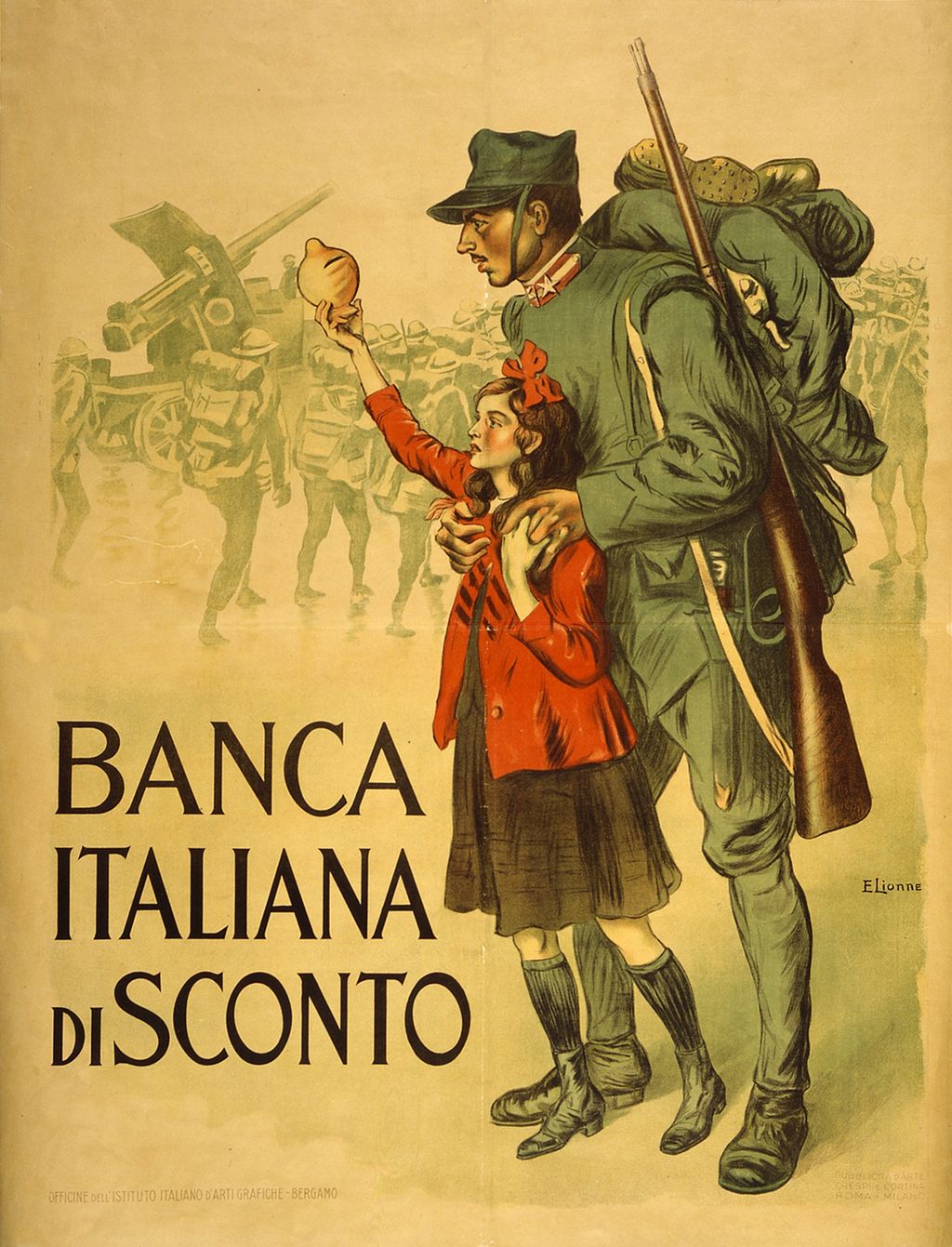 manifesto Banca Italiana di Sconto
